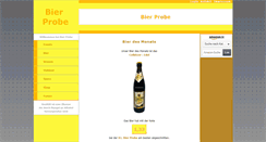 Desktop Screenshot of bier-probe.de